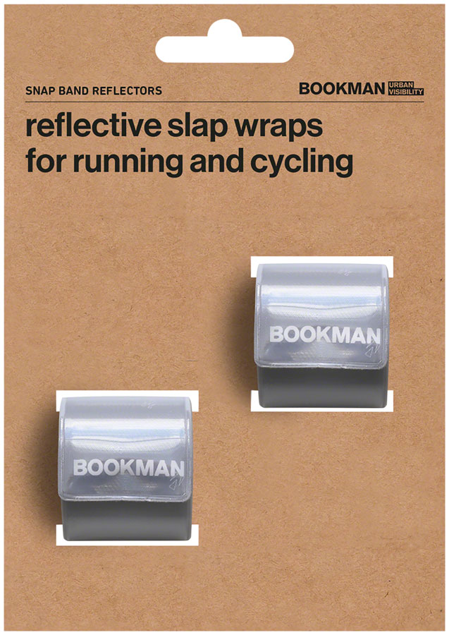 Bookman Snap Leg Band Reflector - White






