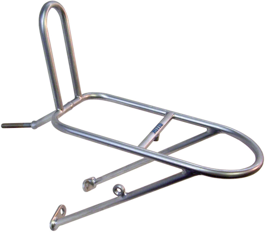 Nitto M12 Front Mount Bicycle Rack: Silver






