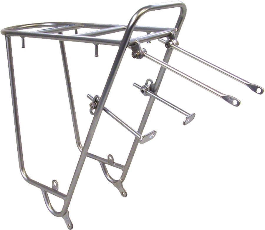 Nitto Mt-Campee Rear Mount Bicycle Rack: Silver






