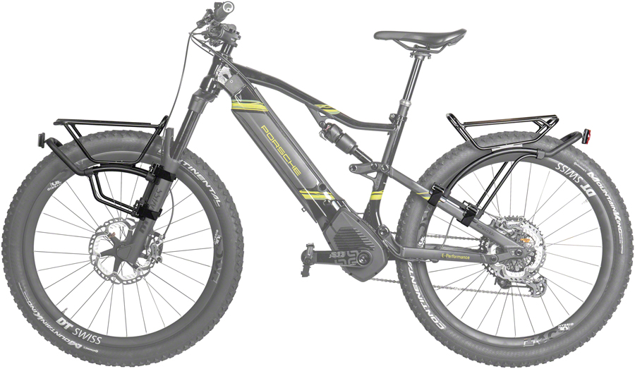 Topeak TetraRack M1 Front Rack for MTB - Fork Blade Strap Mount, Black ...