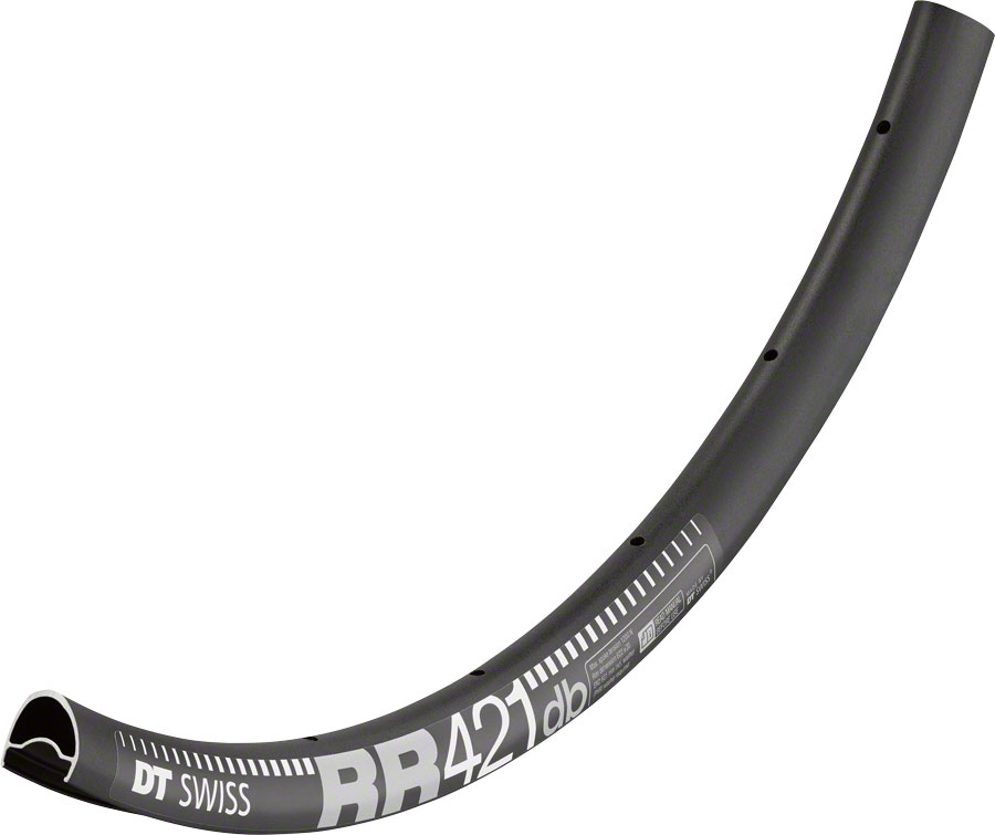 DT Swiss RR 421 Rim - 700, Disc, Black, 32H, Asymmetric 