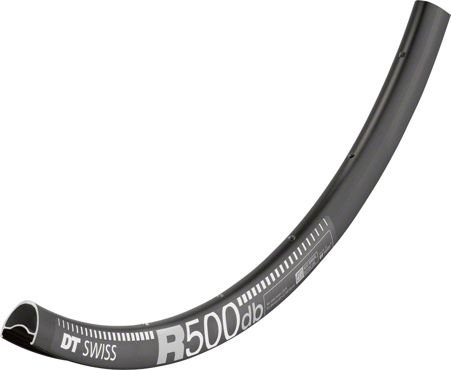 DT Swiss R 500 Rim - 700, Disc, Black, 28H 