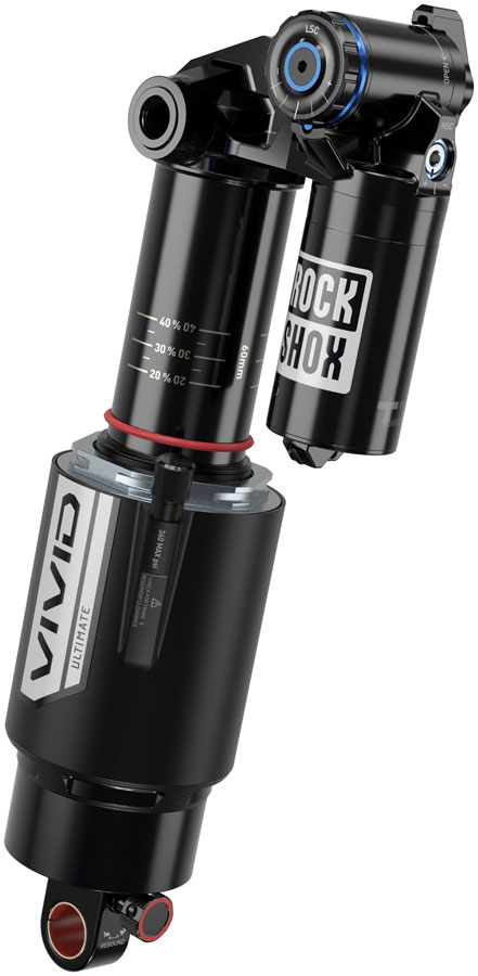 RockShox Vivid Ultimate RC2T Rear Shock - 205 x 65 mm, Vivid Air, 4 Tokens, Reb25/Comp30, L/O2, Trun/Std, 8x25, C1, Transition Reptr 2022+ 