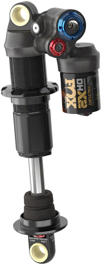 FOX DHX2 Factory Rear Shock - Standard, 10.5 x 3.5", H/LSC, H/LSR, Hard Chromoly Damper Shaft 