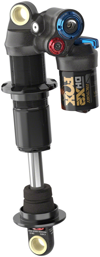 FOX DHX2 Factory Rear Shock - Metric, 210 x 50 mm, 2-Position Lever, Hard Chromoly Damper Shaft 