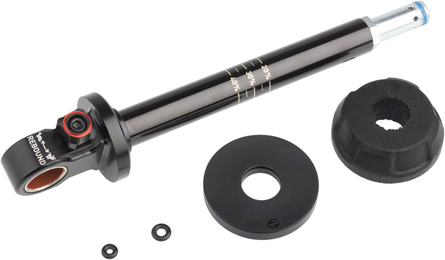 RockShox Rear Shock Damper Shaft Assembly - Super Deluxe Coil, Standard Shaft Eyelet 67.5mm, A1-A2 