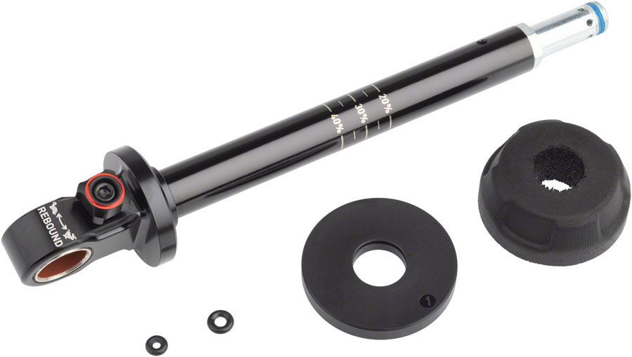 RockShox Rear Shock Damper Shaft Assembly - Super Deluxe Coil, Standard Shaft Eyelet 70mm, A1-A2 