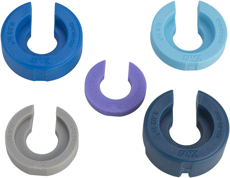 FOX Volume Spacers - Float X and DPX2, 1/2" Shaft, Assorted Kit 