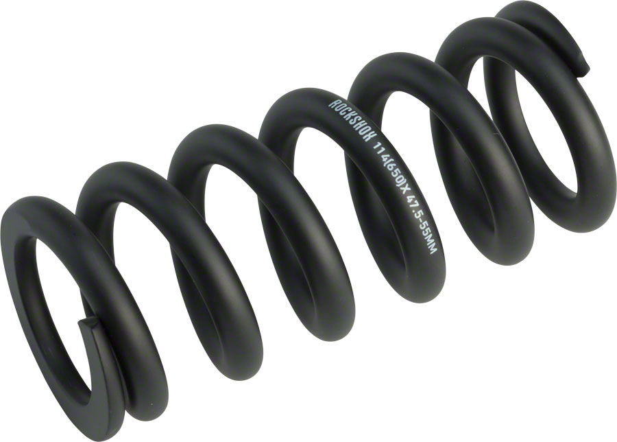 RockShox Metric Coil Spring - Length 134mm, Travel 47.5-55mm, 650 lbs, Black 