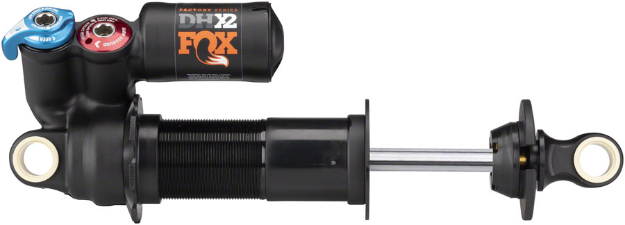 FOX DHX2 Factory Rear Shock - Standard, 7.875 x 2", 2-Position Lever, Hard Chrome Coat 