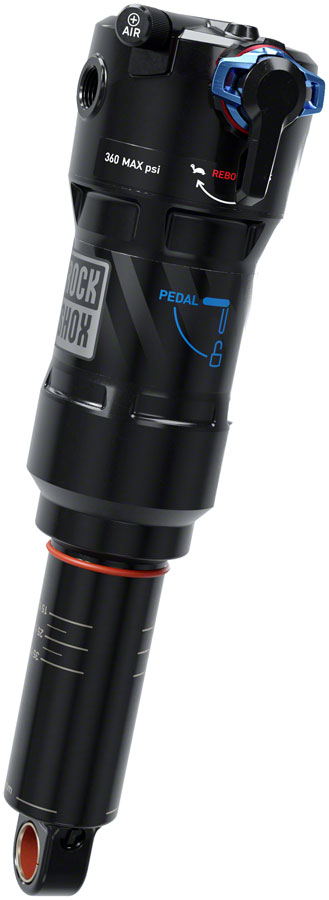 RockShox Deluxe Ultimate RCT Rear Shock - 205 x 60mm, LinearAir, 2 Tokens, Reb/Low Comp, 380lb L/O Force, Trunnion / Std, C1 