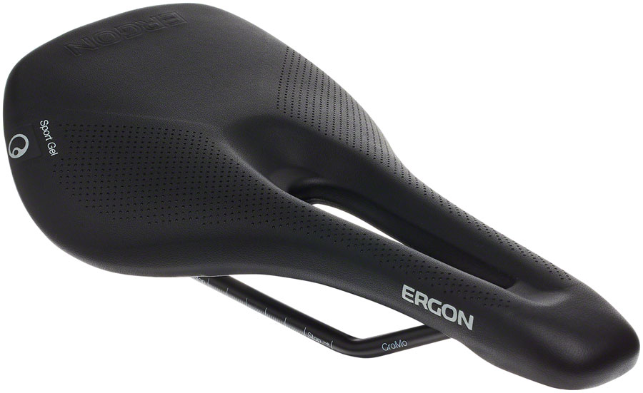 Ergon SR Sport Gel Saddle and Tape - Chromoly, Black, Women's, Medium/Large






