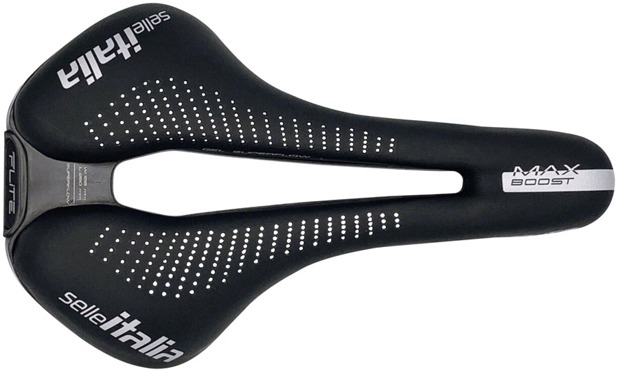 Selle Italia Max Flite Boost Gel Superflow Saddle - Titanium, Black, L3 |  Bikeparts.Com