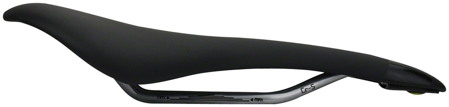 Smanie GP Series Saddle - Chromoly, Microfiber Black, 142 