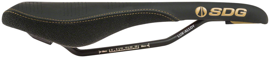 SDG Radar Saddle - Lux-Alloy, Black/Tan 