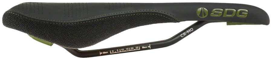 SDG Radar Saddle - Chromoly, Black/Olive Green 