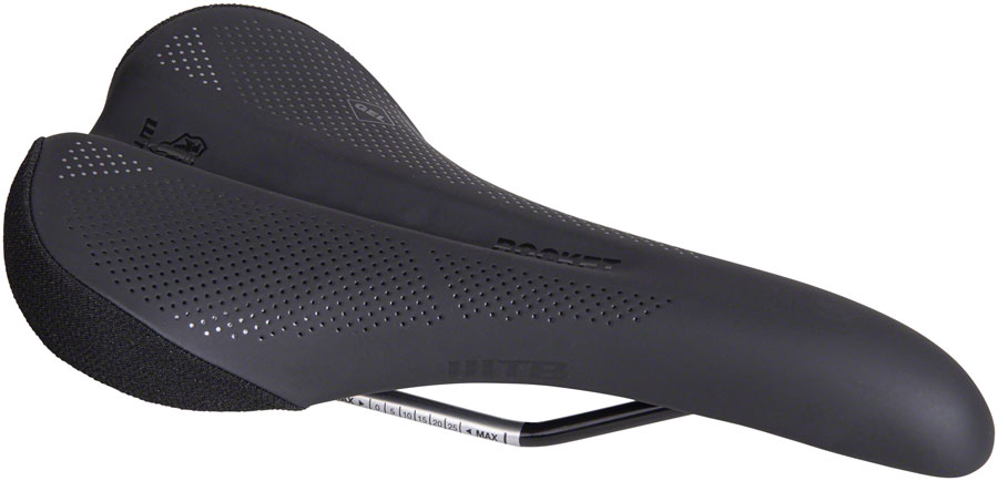WTB Rocket Saddle - Chromoly, Black, Medium 