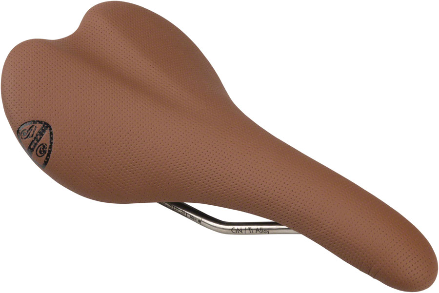 All-City Gonzo Saddle - CrN/Ti Alloy, Brown






