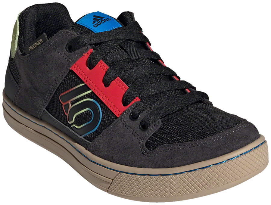 Five Ten Freerider Flat Shoes - Men's, Core Black/Carbon/Pulse Lime, 14 