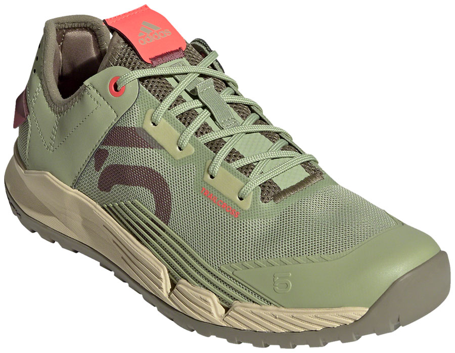 Five Ten Trailcross LT Flat Shoes - Women's, Magic Lime/Quiet Crimson/Orbit Green, 8.5 