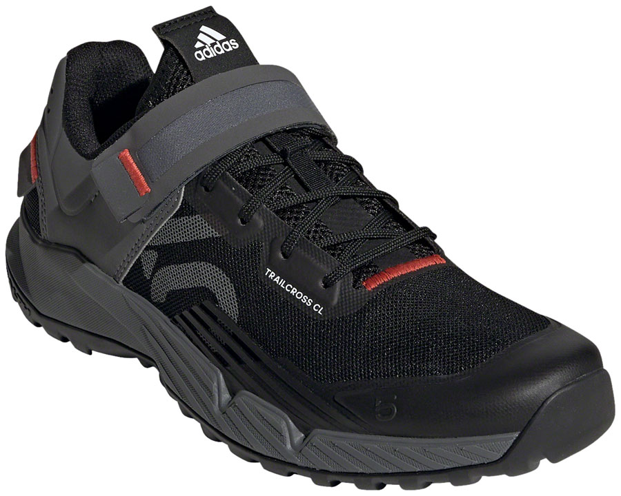 Five Ten Trailcross Mountain Clipless Shoes - Women's, Core Black/Gray Three/Red, 10.5 
