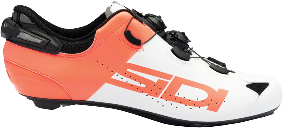 Sidi Shot 2S Pro Road Shoes - Men's, White/Coral, 43.5