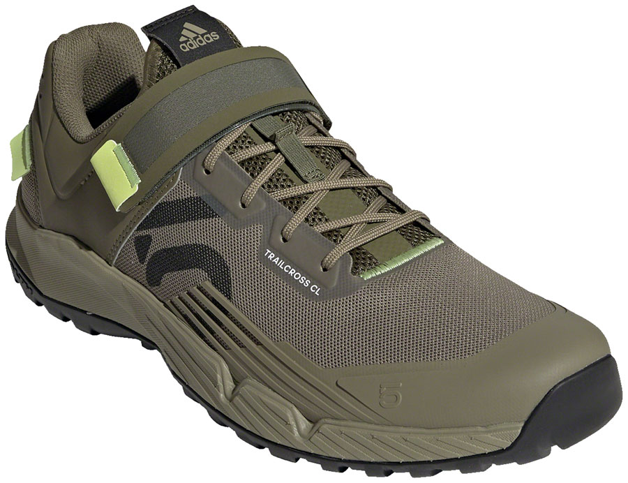 Five Ten Trailcross Mountain Clipless Shoes - Men's, Orbit Green/Carbon/Pulse Lime, 14 