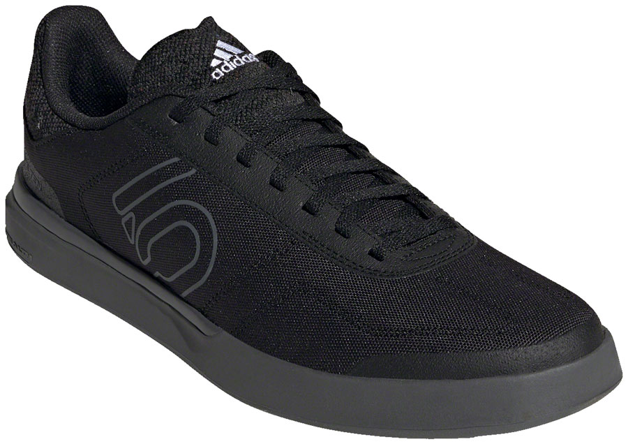 Five Ten Sleuth DLX Canvas Flat Shoes - Men's, Core Black/Gray Five/FTWR White, 12 
