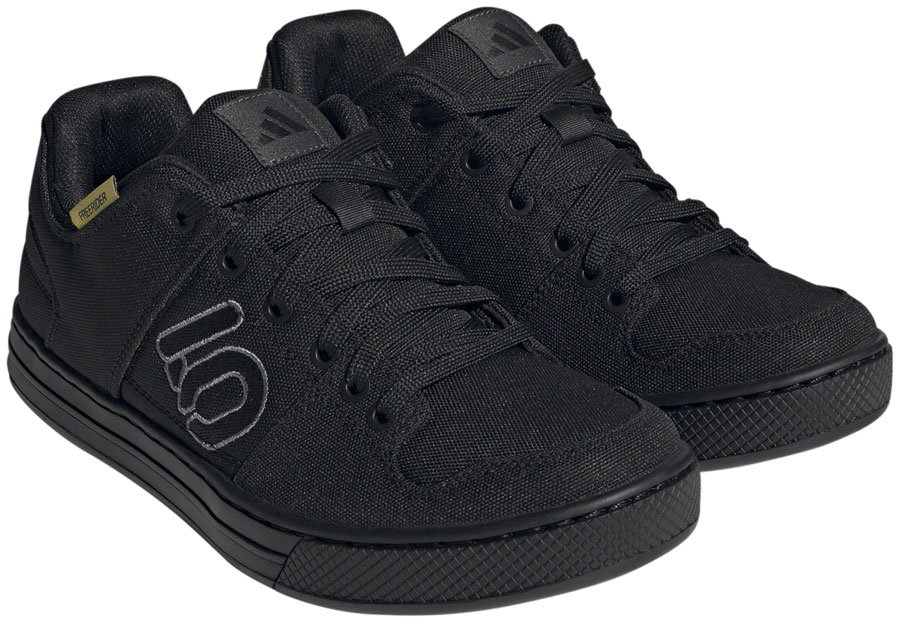 Five Ten Freerider Canvas Flat Shoes - Men's, Core Black/Dgh Solid Gray/Gray Five, 13 