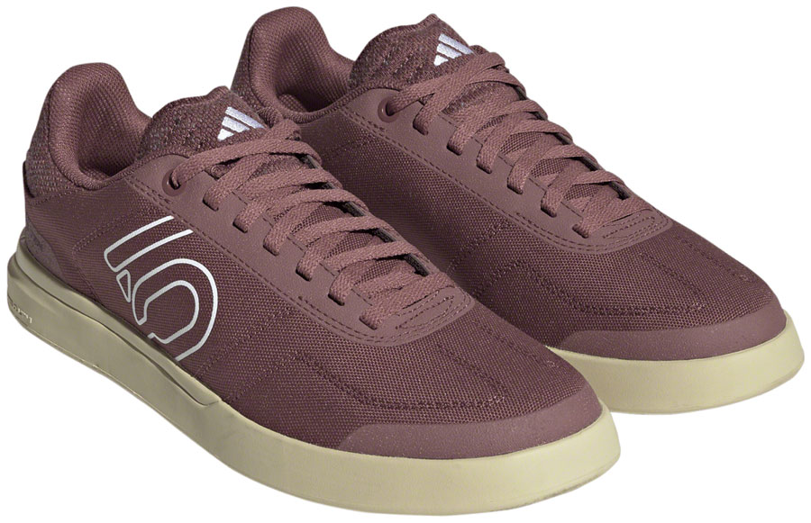 Five Ten Sleuth Deluxe Canvas Flat Shoes - Women's, Quiet Crimson/Ftwr White/Core Black, 10