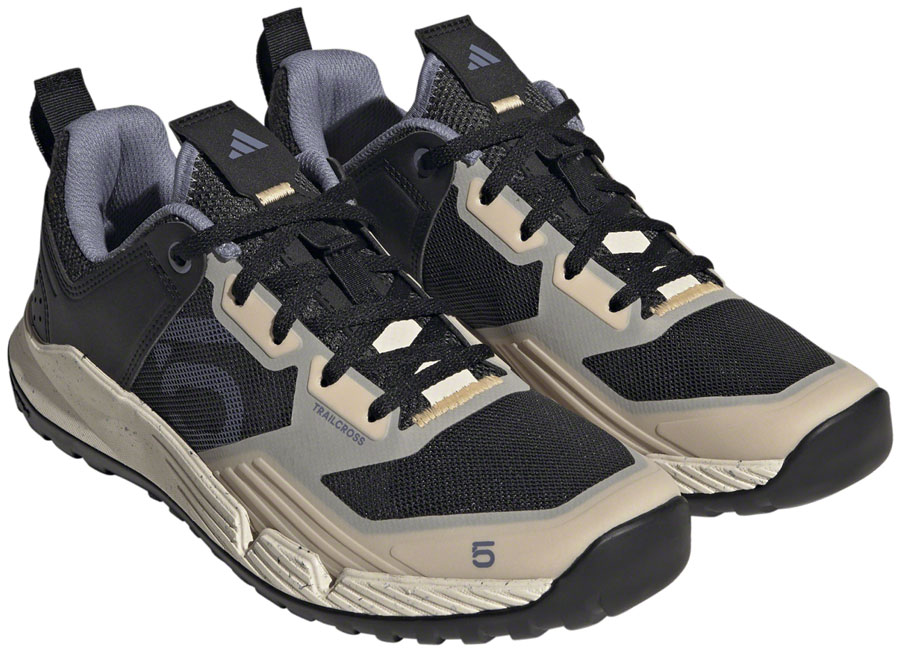 Five Ten Trailcross XT Flat Shoes - Womens, Gray Six/Silver Violet/Acid Orange, 10 