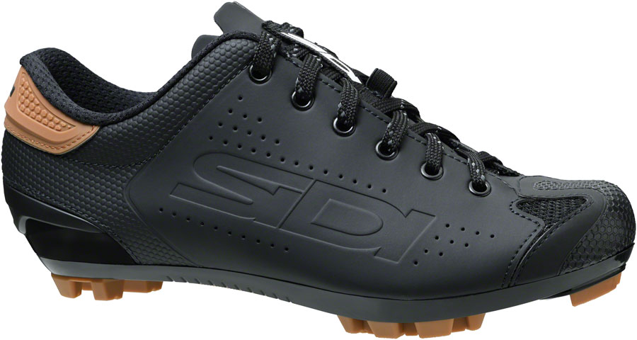 Sidi Dust Shoelace Mountain Clipless Shoes - Men's, Black, 46.5 