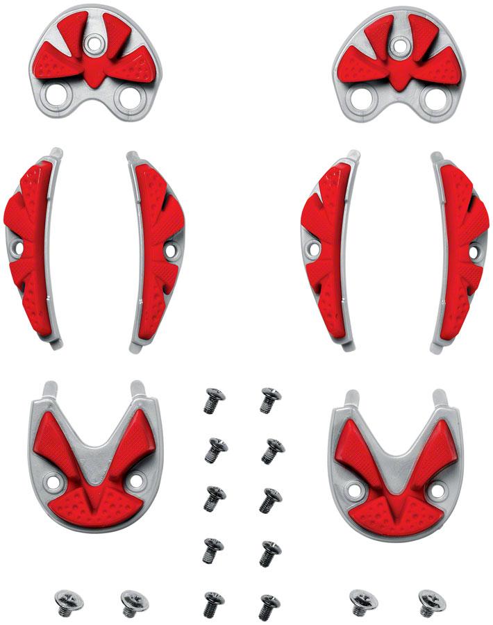 Sidi SRS Carbon Ground Inserts - Red, 45-48