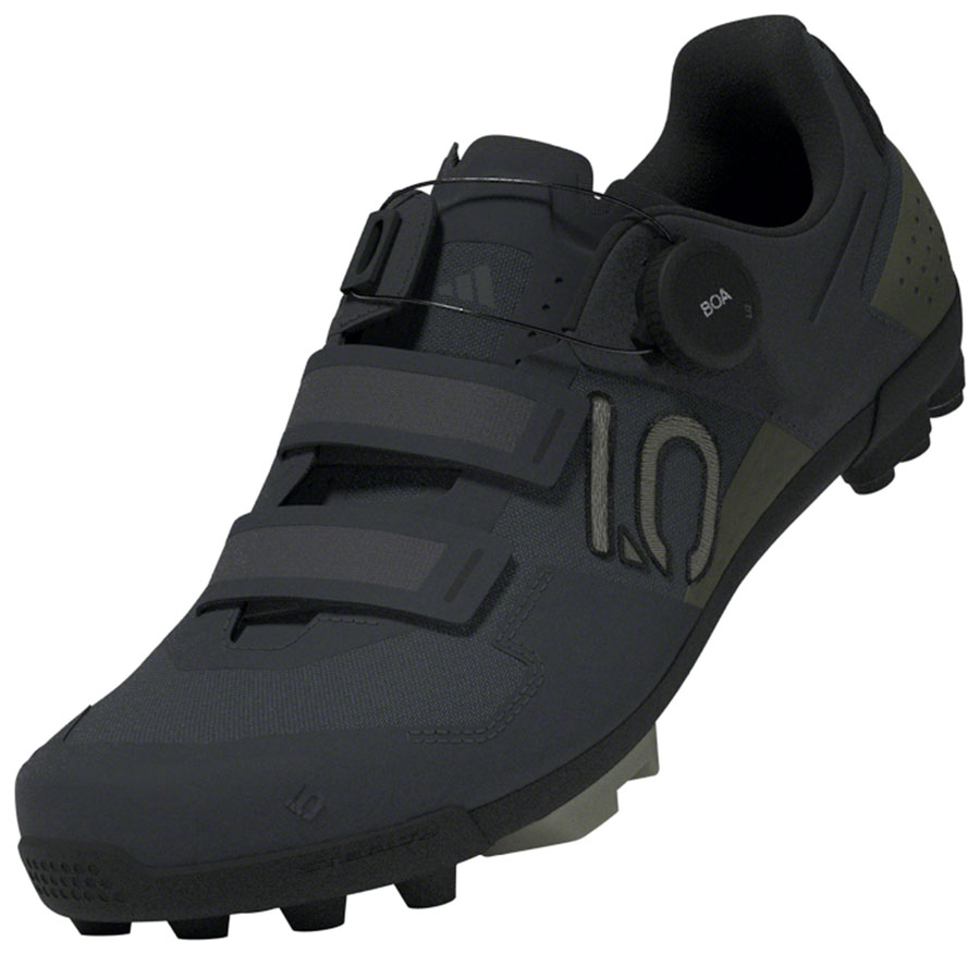 Five Ten Kestrel BOA Mountain Clipless Shoes - Men's, Gray Six/Silver Pebble/Olive Strata, 10