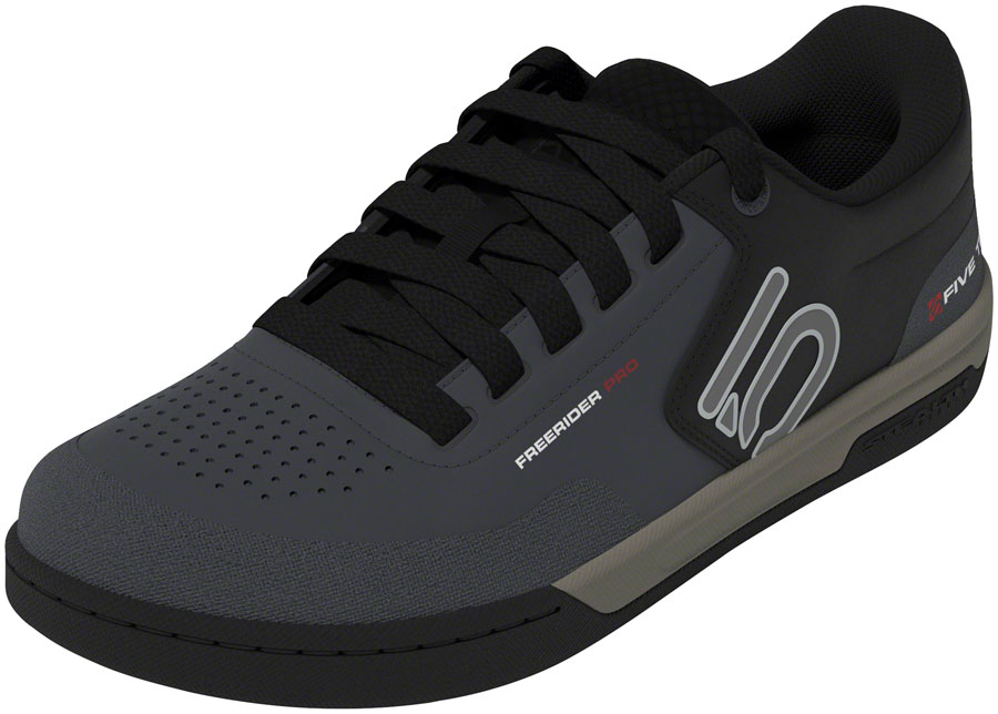 Five Ten Freerider Pro Flat Shoes - Men's, Gray Six/Silver Pebble/Core Black, 11.5 