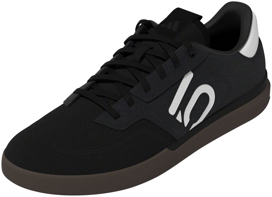 Five Ten Sleuth Canvas Flat Shoes - Men's, Core Black/Core Black/FTWR White, 6