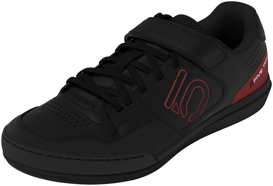 Five Ten Hellcat Mountain Clipless Shoes - Men's, Core Black/Red/FTWR White, 15