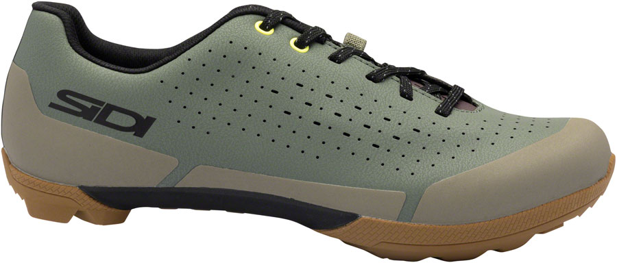 Sidi Asper Laces Gravel Shoes - Men's, Military, 39.5, Millenium Fit