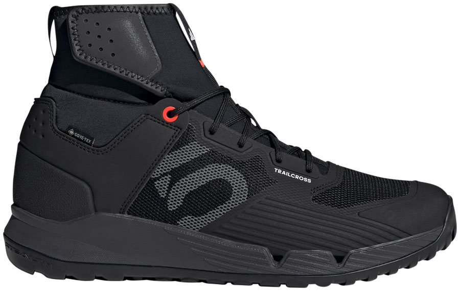 Five Ten Trailcross GTX Flat Shoes - Men's, Core Black / Gray / Solar Red 14