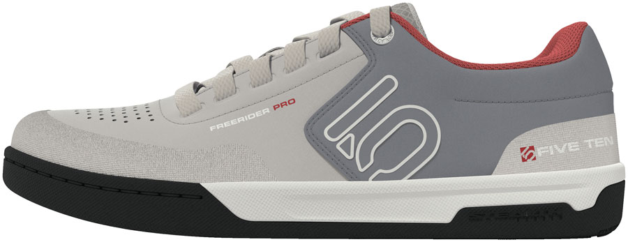 Five Ten Freerider Pro Flat Shoes - Men's, Alumina/Off White/Gray 3, 12.5