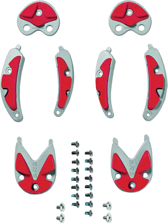 Sidi SRS Dragon Carbon Soles - Gray/Red, 45-48