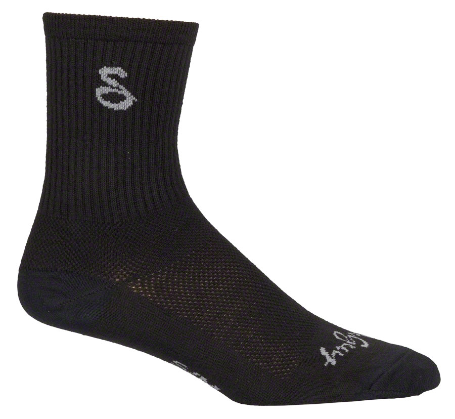 SockGuy Wool Tall Socks - 6", Black, Large/X-Large






