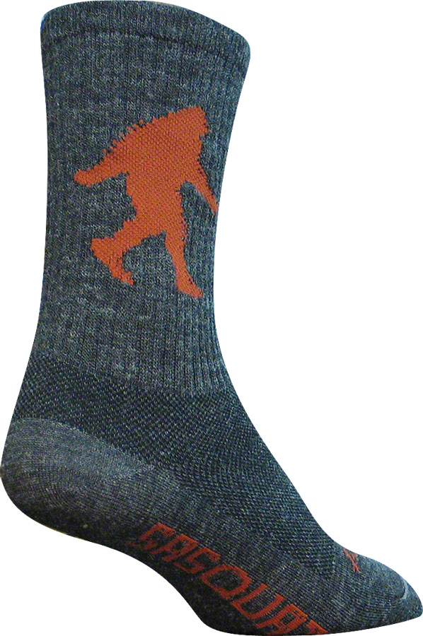 SockGuy Wool Sasquatch Socks - 6", Gray, Large/X-Large