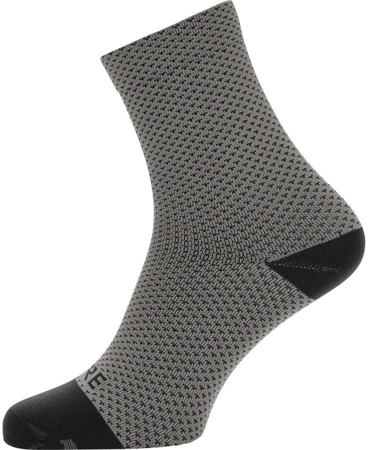 Gorewear C3 Dot Mid Socks - 6.7", Graphite Gray/Black, Men's, 6-7.5 