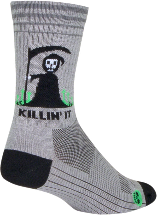 SockGuy Killin' It Crew Sock - 6", Large/X-Large