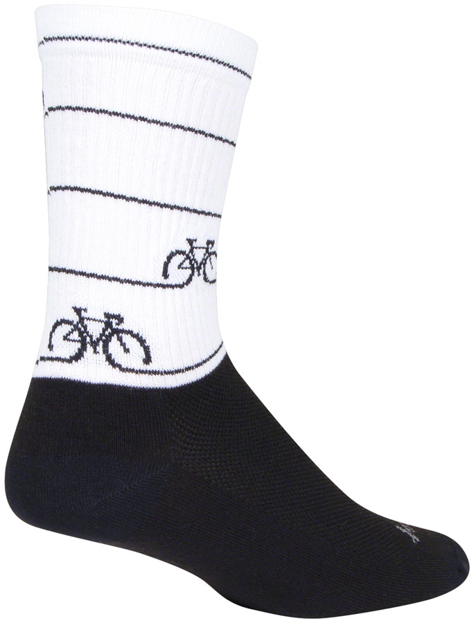 SockGuy Crew Cyclepath Socks - 6", Large/X-Large