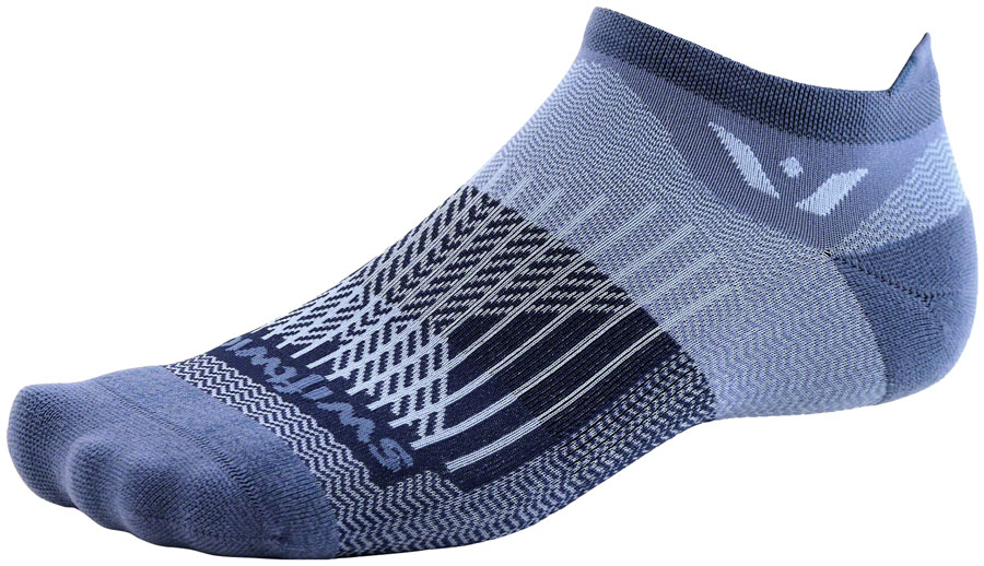 Swiftwick Aspire No Show Socks - Denim Navy, Large