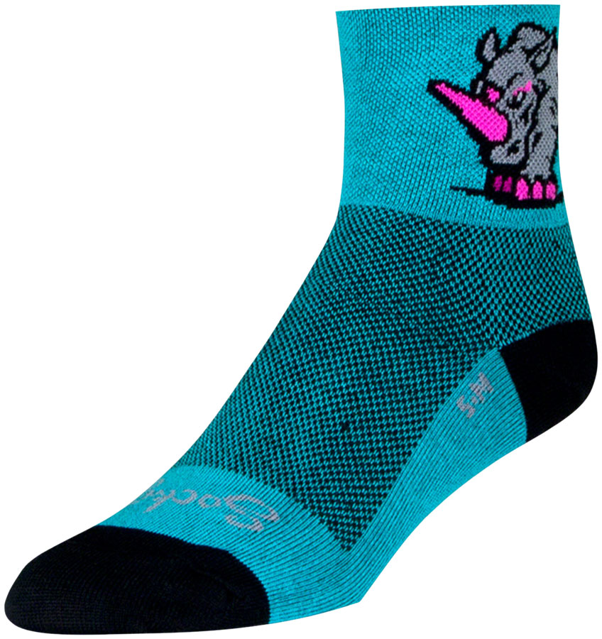 Download SockGuy Classic Uniqueen Socks - 3 inch, Teal, Large/X ...