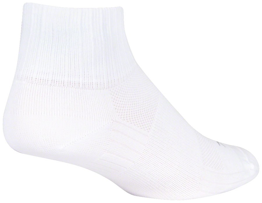 SockGuy SGX White Socks - 2.5", Large/X-Large