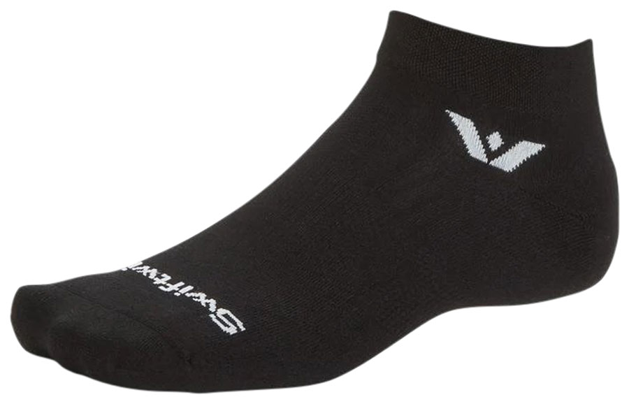 Swiftwick Aspire Ankle Socks - Circuit Black, Large